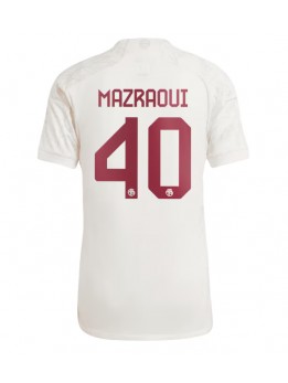 Bayern Munich Noussair Mazraoui #40 Ausweichtrikot 2023-24 Kurzarm